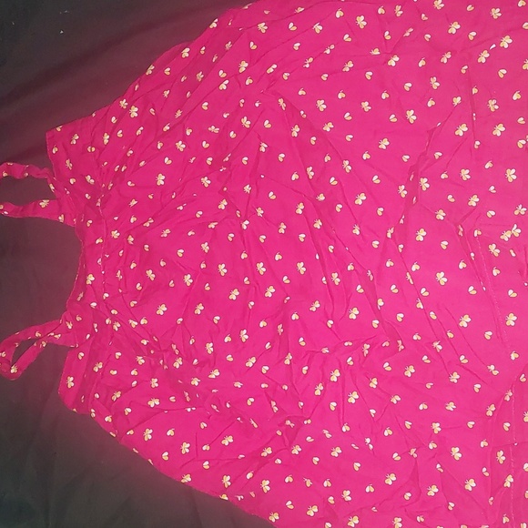 H&M Pink floral  flowy dress - Picture 3 of 4